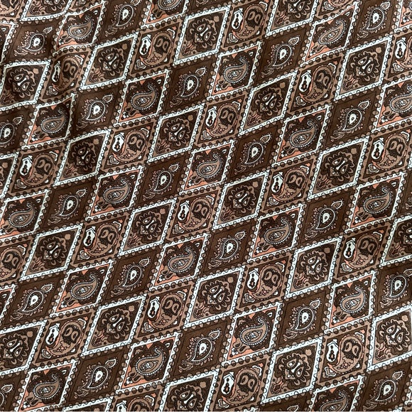 Brown Paisley Patterned Dress - Picture 2 of 4